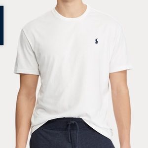 White Polo Logo Tee